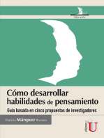 Cómo desarrollar habilidades de pensamiento: Guia basada en cinco propuestas de investigadores