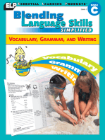 Blending Language Skills Simplified: Vocabulary, Grammar, and Writing (Book C, Grade 3): Vocabulary, Grammar, and Writing