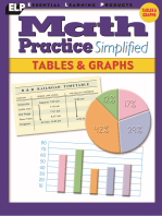 Math Practice Simplified: Tables & Graphs (Book J): Using Tables and Graphs to Make Decisions, Estimations, and Predictions