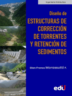 Diseño de estructuras de corrección de torrentes y retención de sedimentos