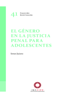 El género en la justicia penal para adolescentes