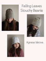 Falling Leaves Slouchy Beanie Knitting Pattern