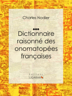 Dictionnaire raisonné des onomatopées françaises