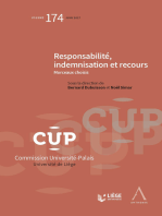 Responsabilité, indemnisation et recours: CUP 174 - Morceaux choisis