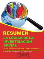 Resumen de La Lógica de la Investigación Social de Quentin Gibson: RESÚMENES UNIVERSITARIOS