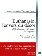 Euthanasie, l'envers du décor: Réflexions et expériences de soignants