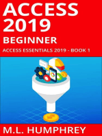 Access 2019 Beginner: Access Essentials 2019