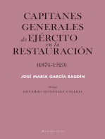 Capitanes generales de Ejército en la Restauración