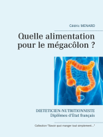 Quelle alimentation pour le mégacôlon ?