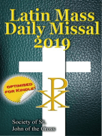 The Latin Mass Daily Missal: 2019 in Latin & English, in Order, Every Day