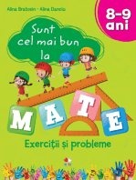 Sunt Cel Mai Bun La Mate. Exercitii Si Probleme. 8-9 Ani