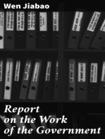 Report on the Work of the Government