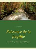 Puissance de la fragilité: A partir de quelques figures bibliques