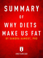 Summary of Why Diets Make Us Fat: by Sandra Aamodt | Includes Analysis