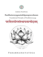 Parabhairavayogasaṁsthāpanapracodanam: Foundational Principles of Parabhairavayoga