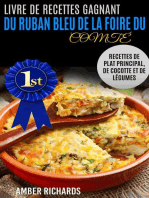 Livre de recettes gagnant du ruban bleu du comté