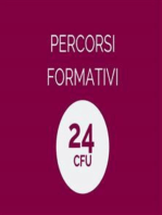 Percorsi formativi 24 CFU: Metodologie didattiche e Pedagogia