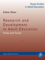 Research and Development in Adult Education: Fields and Trends