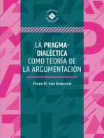 La pragma-dialéctica como teoría de la argumentación