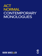 Act Normal: Mark Wheeller Contemporary Monologues