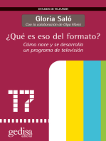 ¿Qué es eso del formato?: Cómo nace y se desarrolla un programa de televisión