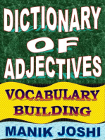 Dictionary of Adjectives: Vocabulary Building: English Word Power, #22