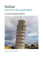 Italian - Learn 35 Words to Speak Italian