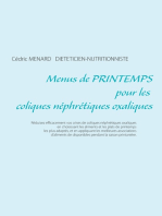 Menus de printemps pour les coliques néphrétiques oxaliques