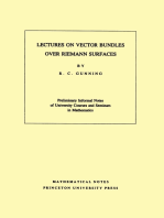 Lectures on Vector Bundles over Riemann Surfaces