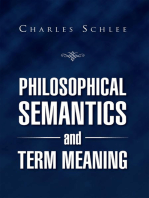 Philosophical Semantics and Term Meaning