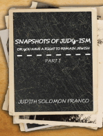 Snapshots of Judy-Ism or You Have a Right to Remain Jewish