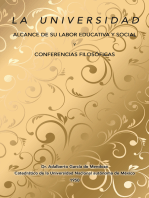 La Universidad Alcance De Su Labor Educativa Y Social Y Conferencias Filosóficas