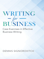 Writing for Business: Case Exercises in Effective Business Writing