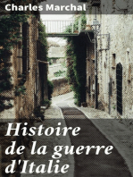 Histoire de la guerre d'Italie: Documents et rapports officiels