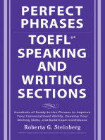 Perfect Phrases for the TOEFL Speaking and Writing Sections