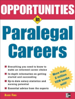 Opportunities in Paralegal Careers