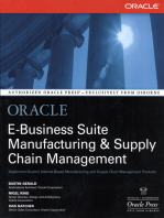 Oracle E-Business Suite Manufacturing & Supply Chain Management