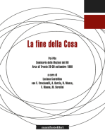 La fine della cosa: Poi-Pds Seminario delle Mozioni del No Arco di Trento 28-30 settembre 1990