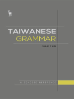 Taiwanese Grammar: A Concise Reference