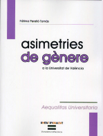 Asimetrías de género en la Universitat de València / Asimetries de gènere a la Universitat de València