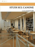 Studi sul canone