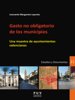 Gasto no obligatorio de los municipios: Una muestra de ayuntamientos valencianos