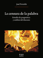 La censura de la palabra: Estudio de pragmática y análisis del discurso