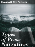 Types of Prose Narratives: A Text-Book for the Story Writer