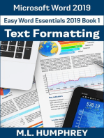 Word 2019 Text Formatting: Easy Word Essentials 2019, #1