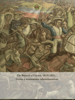 De Boyacá a Cúcuta, 1819-1821: Textos y testimonios administrativos