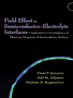 Field Effect in Semiconductor-Electrolyte Interfaces: Application to Investigations of Electronic Properties of Semiconductor Surfaces