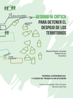 Geografía crítica: Para detener el despojo de los territorios