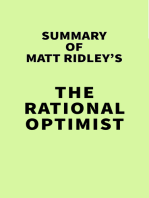 Summary of Matt Ridley's The Rational Optimist