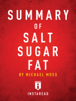 Summary of Salt Sugar Fat: by Michael Moss | Includes Analysis